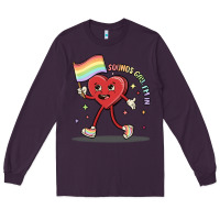 Plum sounds gay i'm in Long Sleeve Tee - MaliasSmallBusiness