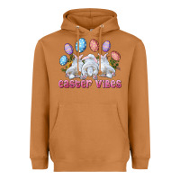 Meerkat Easter Vibes with Bunny and Eggs Heavyweight Hoodie - RanaPortraitStore