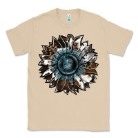 Mushroom cowhide leopard and  leather sunflower Classic Tee - RanaPortraitStore
