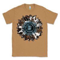 Toasted Coconut cowhide leopard and  leather sunflower Classic Tee - RanaPortraitStore