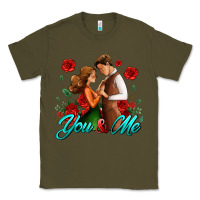 Army Green you and me Classic Tee - AdoDesignShop