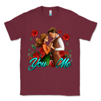 Burgundy you and me Classic Tee - AdoDesignShop