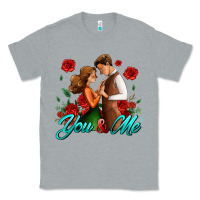 Heather Grey you and me Classic Tee - AdoDesignShop