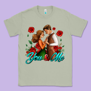 You And Me Classic Tee Designed By Adodesignshop