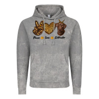 Cloud Rock peace love labrador Vintage Hoodie - RanaPortraitStore