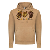 Vintage Camel peace love labrador Vintage Hoodie - RanaPortraitStore