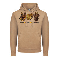 Vintage Coffee peace love labrador Vintage Hoodie - RanaPortraitStore