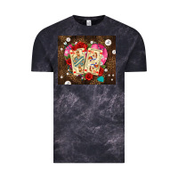 Cloud Black playing cards and pearls Vintage Tee - AdoDesignShop