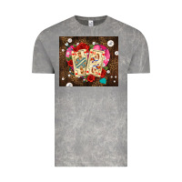 Cloud Rock playing cards and pearls Vintage Tee - AdoDesignShop