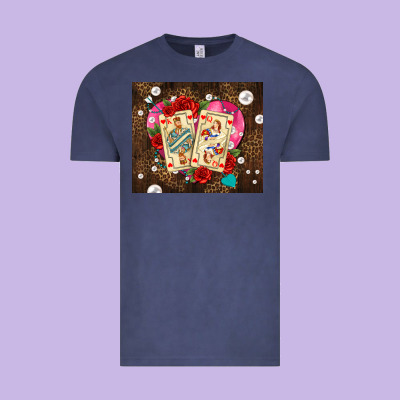 Playing Cards And Pearls Vintage Tee Designed By Adodesignshop