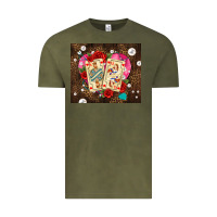 Vintage Olive playing cards and pearls Vintage Tee - AdoDesignShop