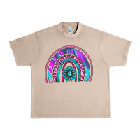 French Oak rainbow and gemstone Urban Heavy Tee - AdoDesignShop