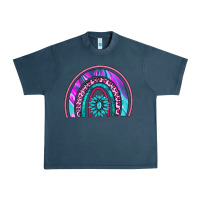 Midnight Navy rainbow and gemstone Urban Heavy Tee - AdoDesignShop