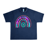 Navy rainbow and gemstone Urban Heavy Tee - AdoDesignShop