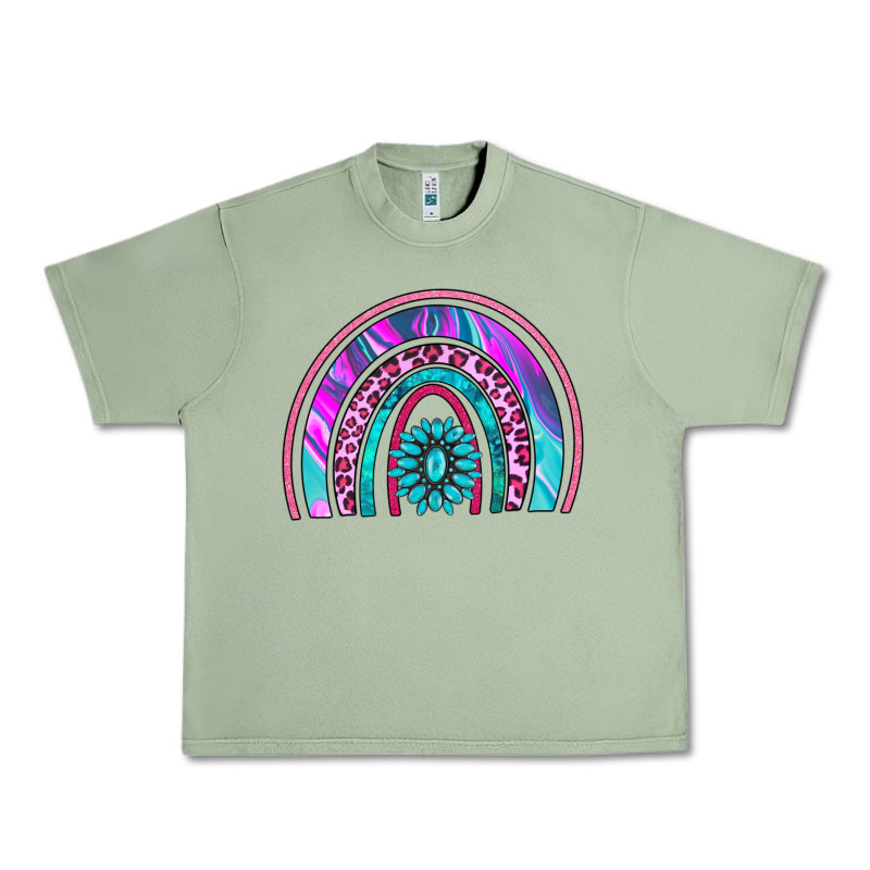 Rainbow And Gemstone Urban Heavy Tee by AdoDesignShop | Teevron