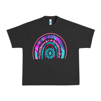 Pigment Black rainbow and gemstone Urban Heavy Tee - AdoDesignShop