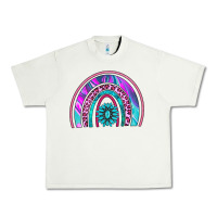 Pistachio rainbow and gemstone Urban Heavy Tee - AdoDesignShop