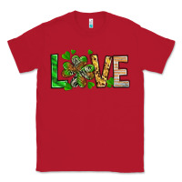 Red love luck with clover Classic Tee - NancyCooperArtShop