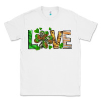 White love luck with clover Classic Tee - NancyCooperArtShop