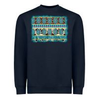 Navy turquoise gemstone background Heavyweight Sweatshirt - AdoDesignShop