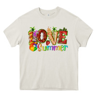 Cream love summer with strawberry Heavy Core Tee - texasbilliewilder