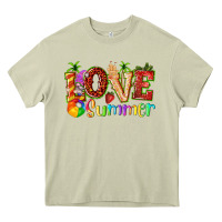 Mossy love summer with strawberry Heavy Core Tee - texasbilliewilder