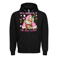 Black its abuelita and pan dulce season mexican santa Zipper Hoodie - MaliasSmallBusiness