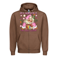 Chestnut its abuelita and pan dulce season mexican santa Zipper Hoodie - MaliasSmallBusiness