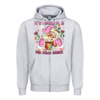 Heather Grey its abuelita and pan dulce season mexican santa Zipper Hoodie - MaliasSmallBusiness
