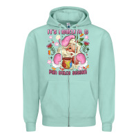 Seafoam its abuelita and pan dulce season mexican santa Zipper Hoodie - MaliasSmallBusiness
