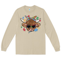 Mushroom autism awareness cow Long Sleeve Tee - MaliasSmallBusiness