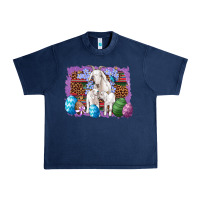 Navy goat family eggs flowers leopard serape glitter Urban Heavy Tee - Artiststas