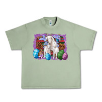 Oil Green goat family eggs flowers leopard serape glitter Urban Heavy Tee - Artiststas
