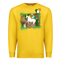 Lemon Unicorn Dabbing with Shamrock for St. Patricks Day Premium Sweatshirt - Bettercallsaul