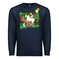 Unicorn Dabbing With Shamrock For St. Patricks Day Premium Sweatshirt | Teevron