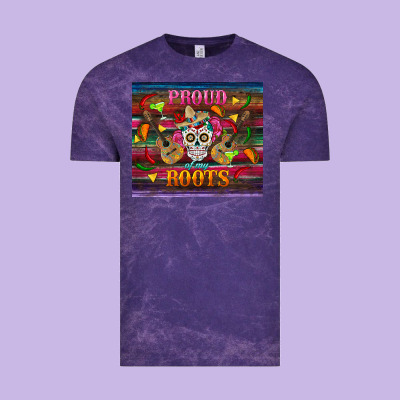 Proud Of My Roots Tumbler Vintage Tee Designed By Bundleandbundleshop