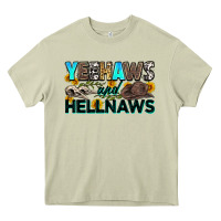 Mossy yeehaws and hellnaws Heavy Core Tee - Zillion Design Studio