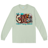 Matcha Christmas cna certified nursing assistant Long Sleeve Tee - JahusDesignShop
