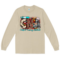 Mushroom Christmas cna certified nursing assistant Long Sleeve Tee - JahusDesignShop