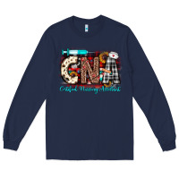 Navy Christmas cna certified nursing assistant Long Sleeve Tee - JahusDesignShop