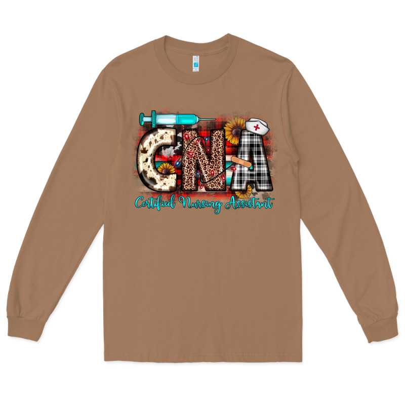 Christmas Cna Certified Nursing Assistant Long Sleeve Tee by JahusDesignShop | Teevron