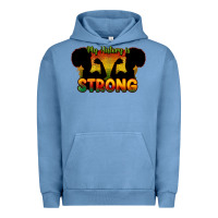 Pigment Pebble Blue My history is strong Urban Hoodie - HowdyJamesFarm