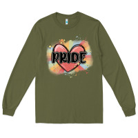 Army Green pride Long Sleeve Tee - MaliasSmallBusiness