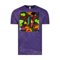 Cloud Purple margarita and taco seamless pattern Vintage Tee - BundleAndBundleShop