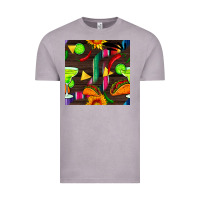 Vintage Zinc margarita and taco seamless pattern Vintage Tee - BundleAndBundleShop