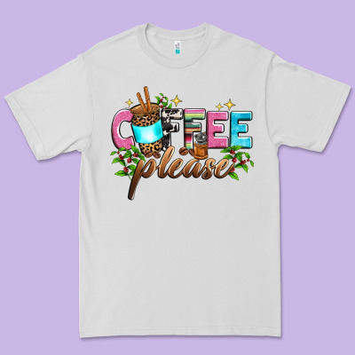 Coffee Please Premium Tee Designed By Zillion Design Studio