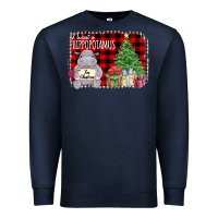 Navy I Want Hippopotamus For Christmas Premium Sweatshirt - Bettercallsaul