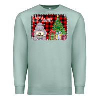 Seafoam I Want Hippopotamus For Christmas Premium Sweatshirt - Bettercallsaul