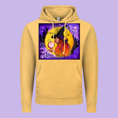Witch With Crystal Ball Tumbler Vintage Hoodie Designed By Bundleandbundleshop