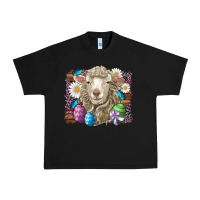 Black easter sheep eggs butterfly daisys leopard glitter wooden Urban Heavy Tee - Artiststas